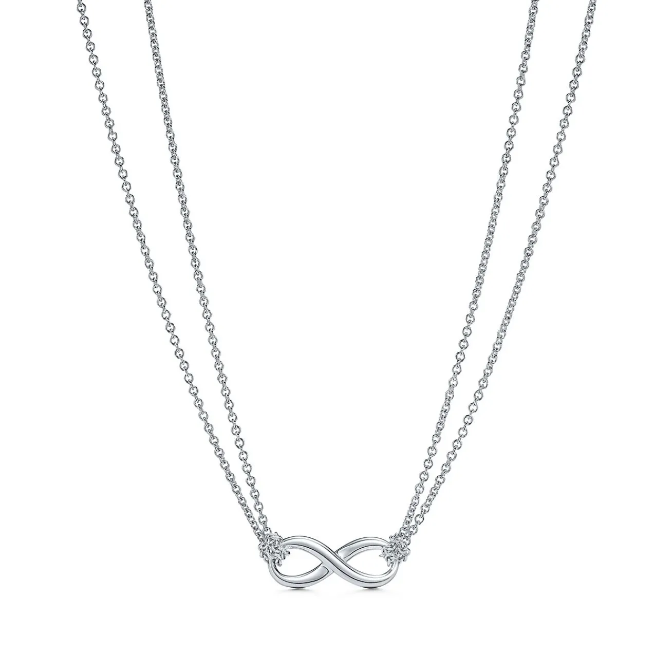 Tiffany & Co. Tiffany Infinity pendant in sterling silver on a 18" chain. | ^ Necklaces & Pendants|Gifts for Her