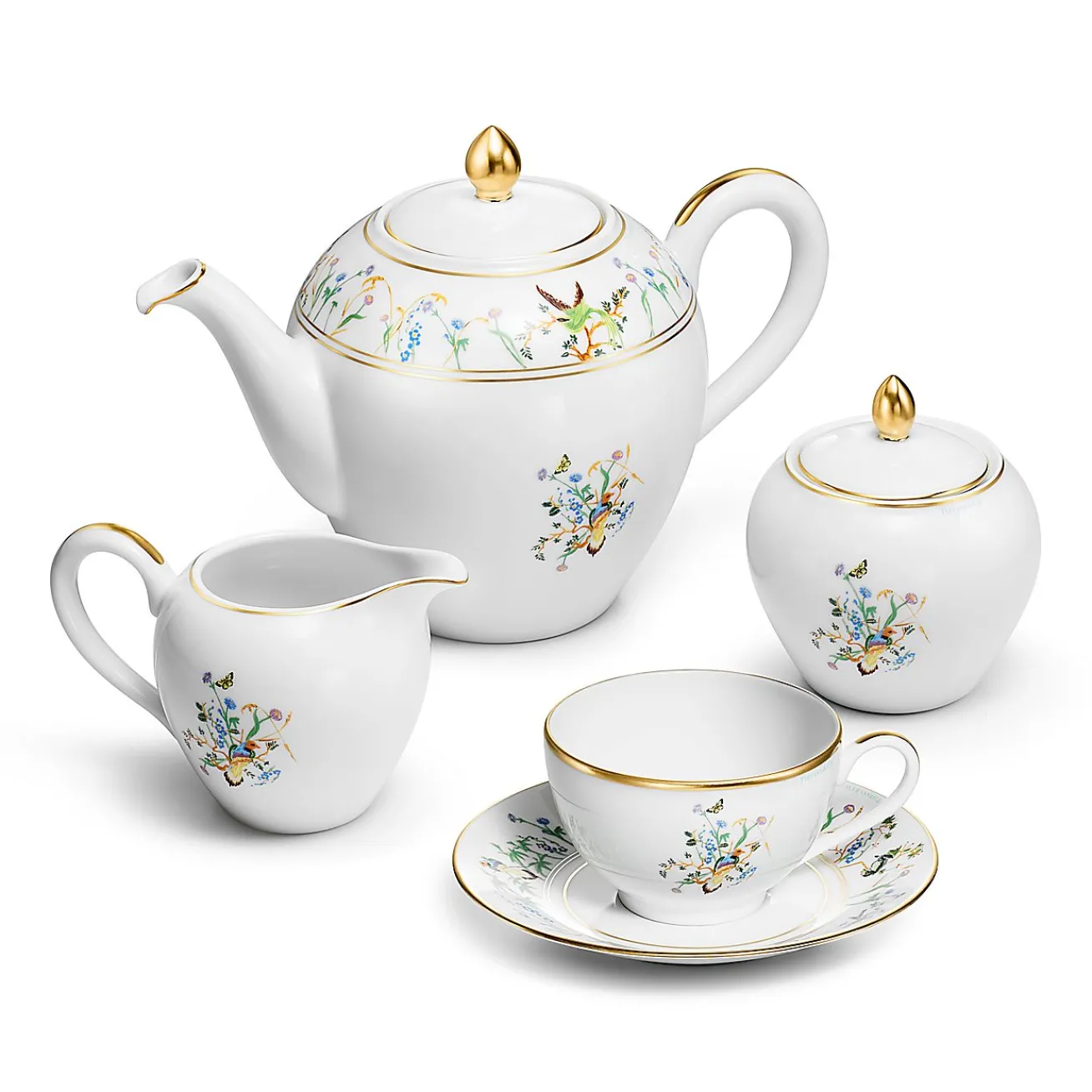 Tiffany & Co. Tiffany Jardin Creamer in Porcelain | ^ The Home|Housewarming Gifts