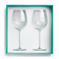 Tiffany & Co. Tiffany Jardin Red Wine Glass in Crystal Glass, Set of Two | ^ Glassware & Barware|Bar & Drinkware