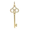 Tiffany & Co. Tiffany Keys Crown Key in Yellow Gold with Diamonds, 1.5" | ^ Gold Jewelry|Diamond Jewelry