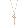 Tiffany & Co. Tiffany Keys Crown Key in Rose Gold with Diamonds, 1.5" | ^ Necklaces & Pendants|Rose Gold Jewelry
