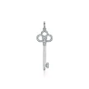 Tiffany & Co. Tiffany Keys Crown Key in White Gold with Diamonds, 1.5" | ^ Diamond Jewelry