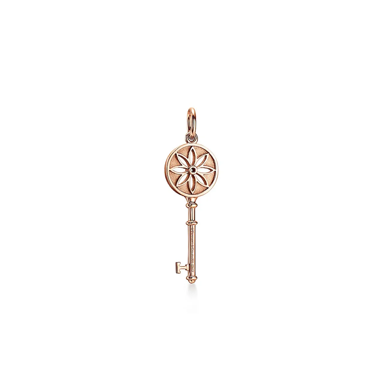 Tiffany & Co. Tiffany Keys Daisy Key in Rose Gold with a Diamond, 1.5" | ^ Rose Gold Jewelry|Diamond Jewelry