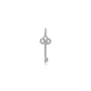 Tiffany & Co. Tiffany Keys fleur de lis key pendant in platinum with diamonds. | ^ Platinum Jewelry|Diamond Jewelry