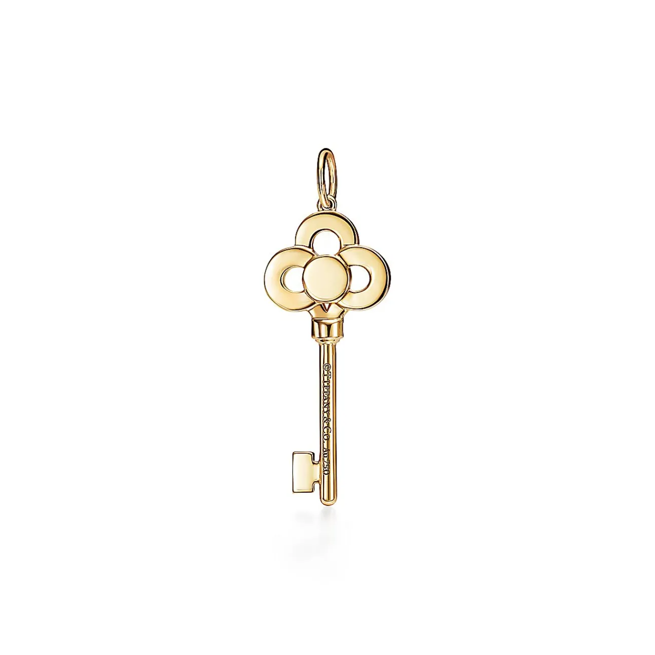 Tiffany & Co. Tiffany Keys mini crown key pendant in 18k gold with diamonds. | ^ Gold Jewelry|Diamond Jewelry