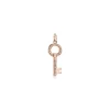 Tiffany & Co. Tiffany Keys modern keys open round key pendant in 18k rose gold with diamonds. | ^ Rose Gold Jewelry|Diamond Jewelry
