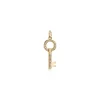 Tiffany & Co. Tiffany Keys modern keys open round key pendant in 18k gold with diamonds, mini. | ^ Gold Jewelry|Diamond Jewelry