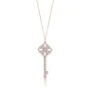 Tiffany & Co. Tiffany Keys Tiffany Victoria® key pendant in rose gold with diamonds, large. | ^ Necklaces & Pendants|Rose Gold Jewelry