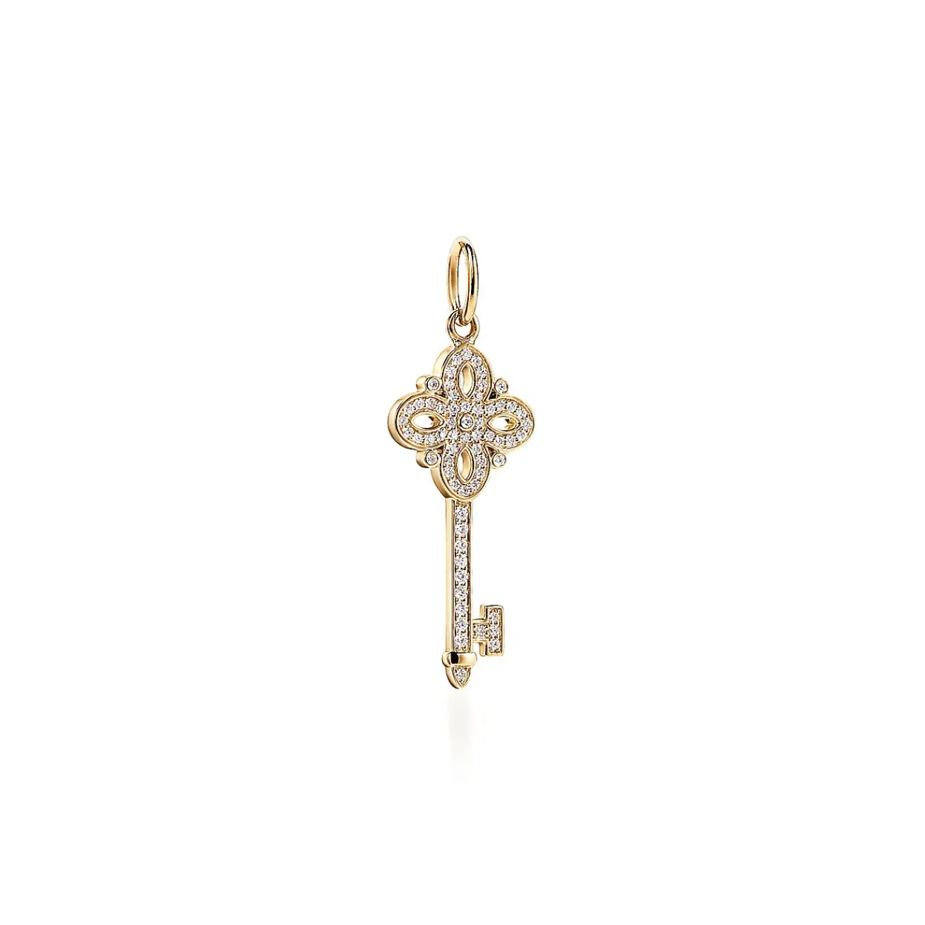Tiffany & Co. Tiffany Keys Tiffany Victoria® key in 18k gold with diamonds, mini. | ^ Gold Jewelry|Diamond Jewelry