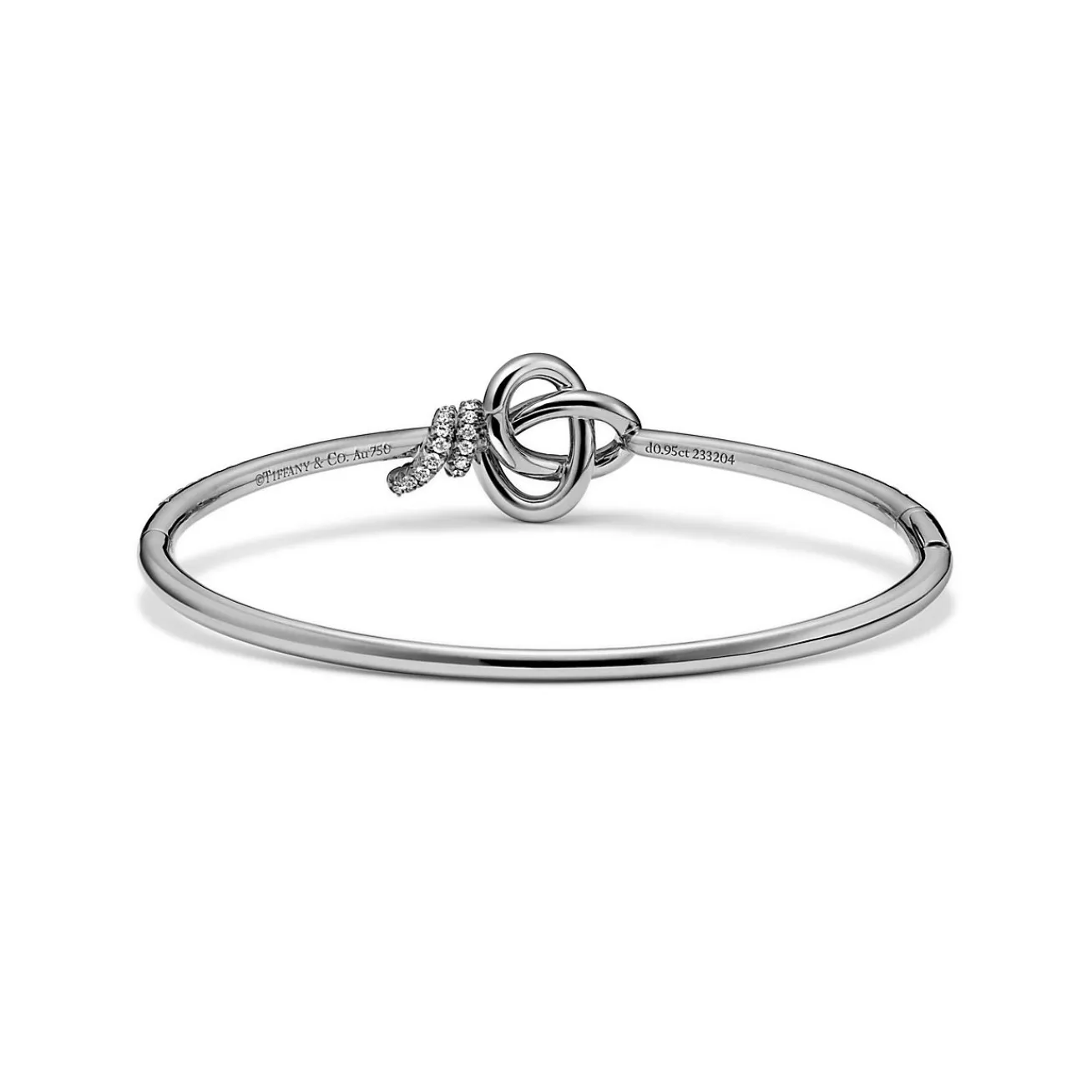 Tiffany & Co. Tiffany Keys Woven Keys Hinged Bracelet in Platinum with Diamonds | ^ Bracelets|New Jewelry