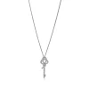 Tiffany & Co. Tiffany Keys Woven Keys Large Key Pendant in Platinum with Diamonds | ^ Necklaces & Pendants|New Jewelry