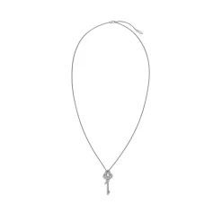 Tiffany & Co. Tiffany Keys Woven Keys Large Key Pendant in Platinum with Diamonds | ^ Necklaces & Pendants|New Jewelry