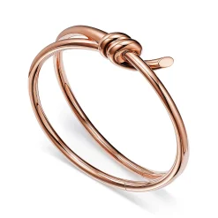 Tiffany & Co. Tiffany Knot Double Row Hinged Bangle in Rose Gold | ^ Bracelets|Men's Jewelry