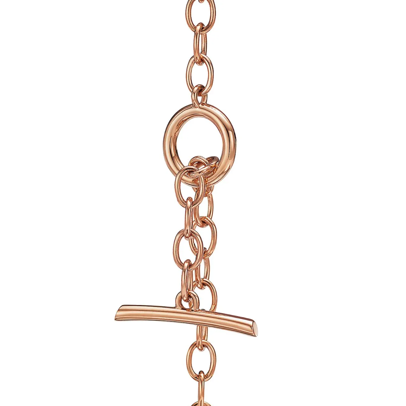 Tiffany & Co. Tiffany Knot Double Row Necklace in Rose Gold with Diamonds | ^ Necklaces & Pendants|Rose Gold Jewelry