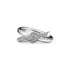 Tiffany & Co. Tiffany Knot Double Row Ring in White Gold with Diamonds | ^ Rings|Men's Jewelry