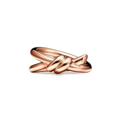 Tiffany & Co. Tiffany Knot Double Row Ring in Rose Gold | ^ Rings|Men's Jewelry