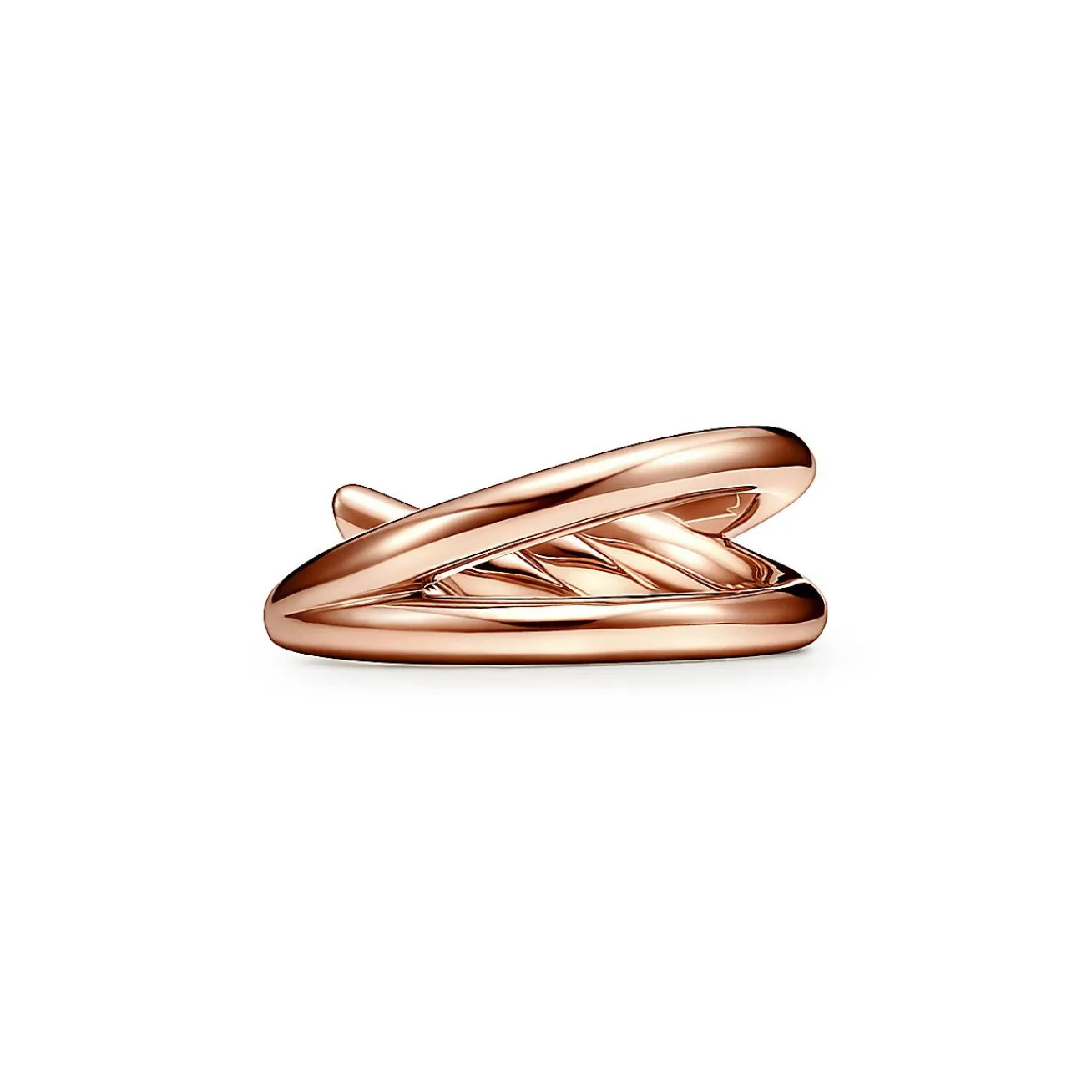 Tiffany & Co. Tiffany Knot Double Row Ring in Rose Gold | ^ Rings|Men's Jewelry