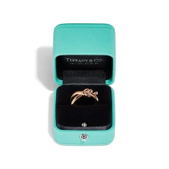 Tiffany & Co. Tiffany Knot Double Row Ring in Rose Gold | ^ Rings|Men's Jewelry