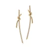 Tiffany & Co. Tiffany Knot Drop Earrings in Yellow Gold with Diamonds | ^ Earrings|Gold Jewelry