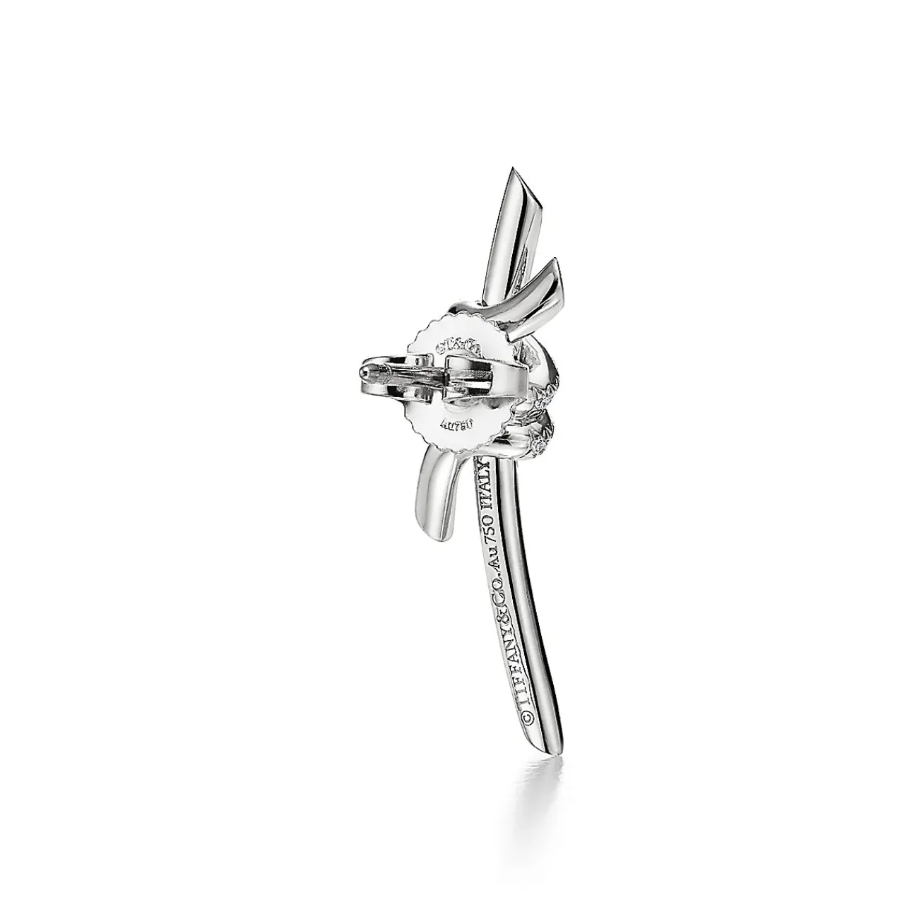 Tiffany & Co. Tiffany Knot Earrings in White Gold with Diamonds | ^ Earrings|Gifts for Her