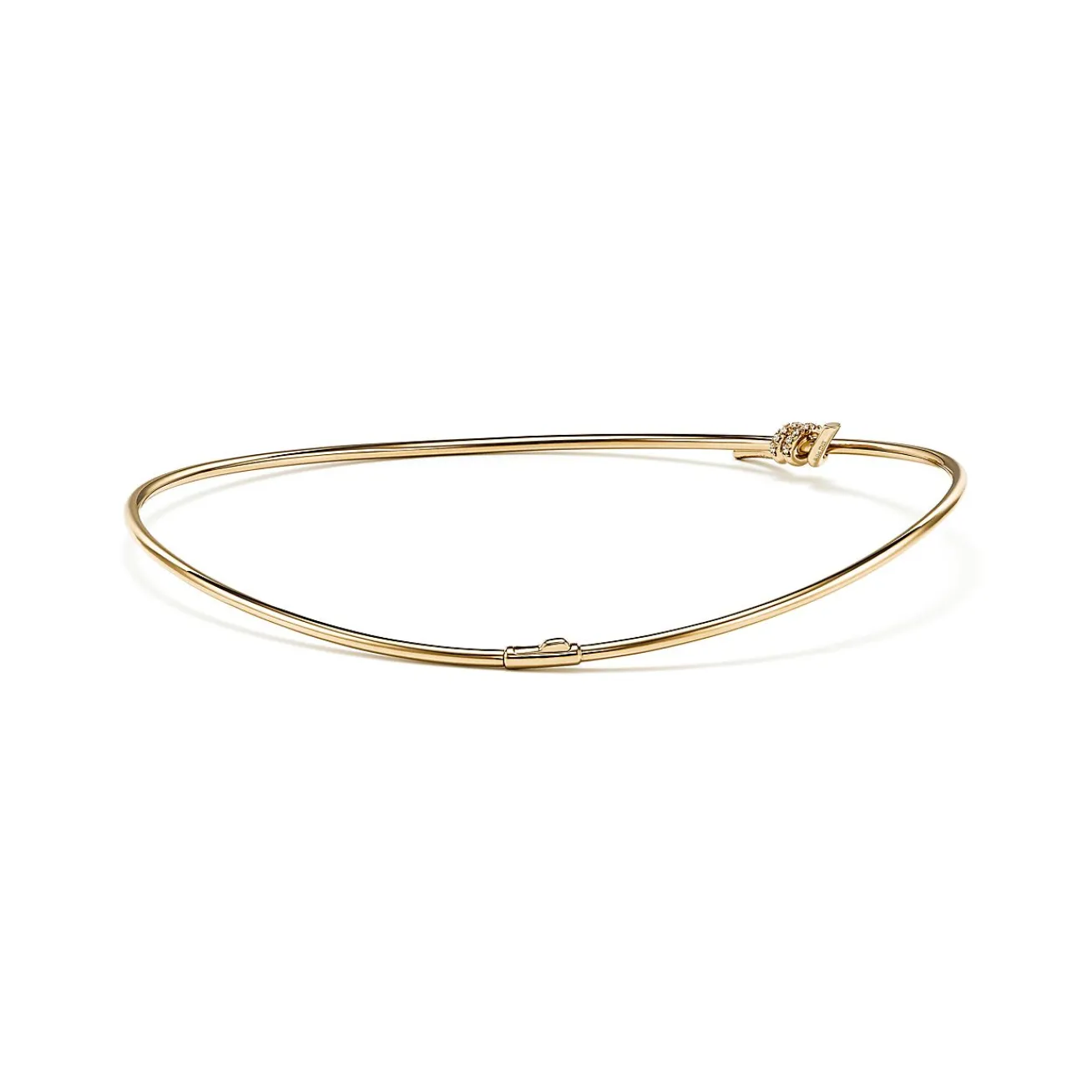 Tiffany & Co. Tiffany Knot Necklace in Yellow Gold with Diamonds | ^ Necklaces & Pendants|Gold Jewelry