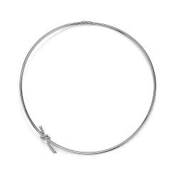 Tiffany & Co. Tiffany Knot Necklace in White Gold with Diamonds | ^ Necklaces & Pendants|Diamond Jewelry
