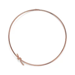 Tiffany & Co. Tiffany Knot Necklace in Rose Gold with Diamonds | ^ Necklaces & Pendants|Rose Gold Jewelry