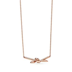 Tiffany & Co. Tiffany Knot Pendant in Rose Gold | ^ Necklaces & Pendants|Rose Gold Jewelry