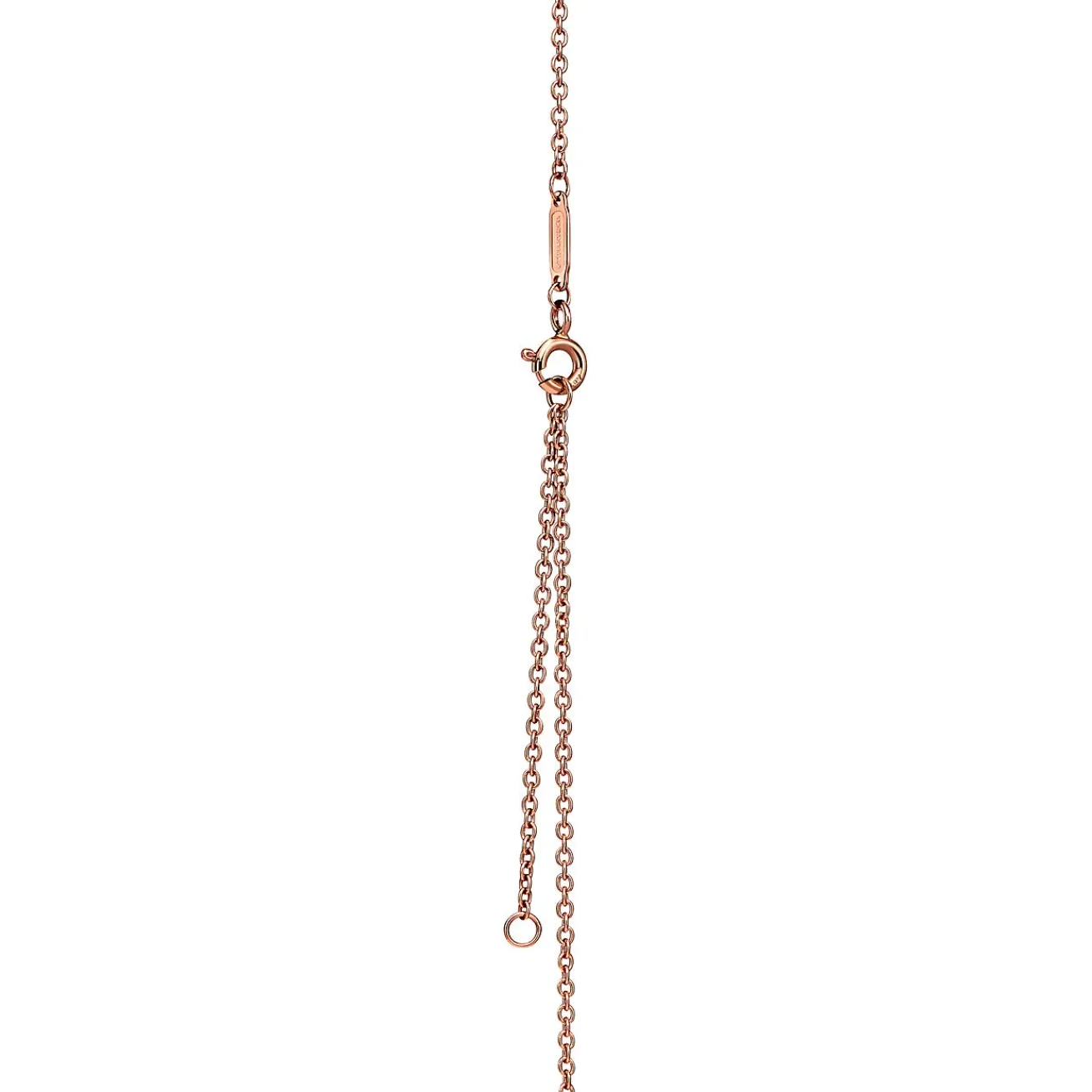 Tiffany & Co. Tiffany Knot Pendant in Rose Gold with Pink Sapphires | ^ Necklaces & Pendants|Gifts for Her