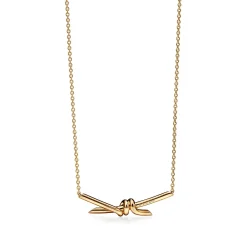 Tiffany & Co. Tiffany Knot Pendant in Yellow Gold | ^ Necklaces & Pendants|Men's Jewelry