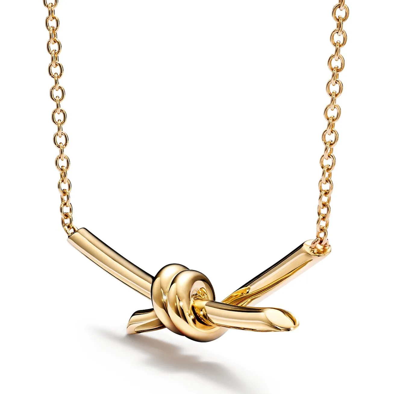 Tiffany & Co. Tiffany Knot Pendant in Yellow Gold | ^ Necklaces & Pendants|Men's Jewelry