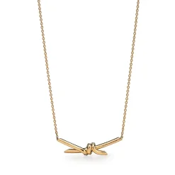 Tiffany & Co. Tiffany Knot Pendant in Yellow Gold with Diamonds | ^ Necklaces & Pendants|Gold Jewelry
