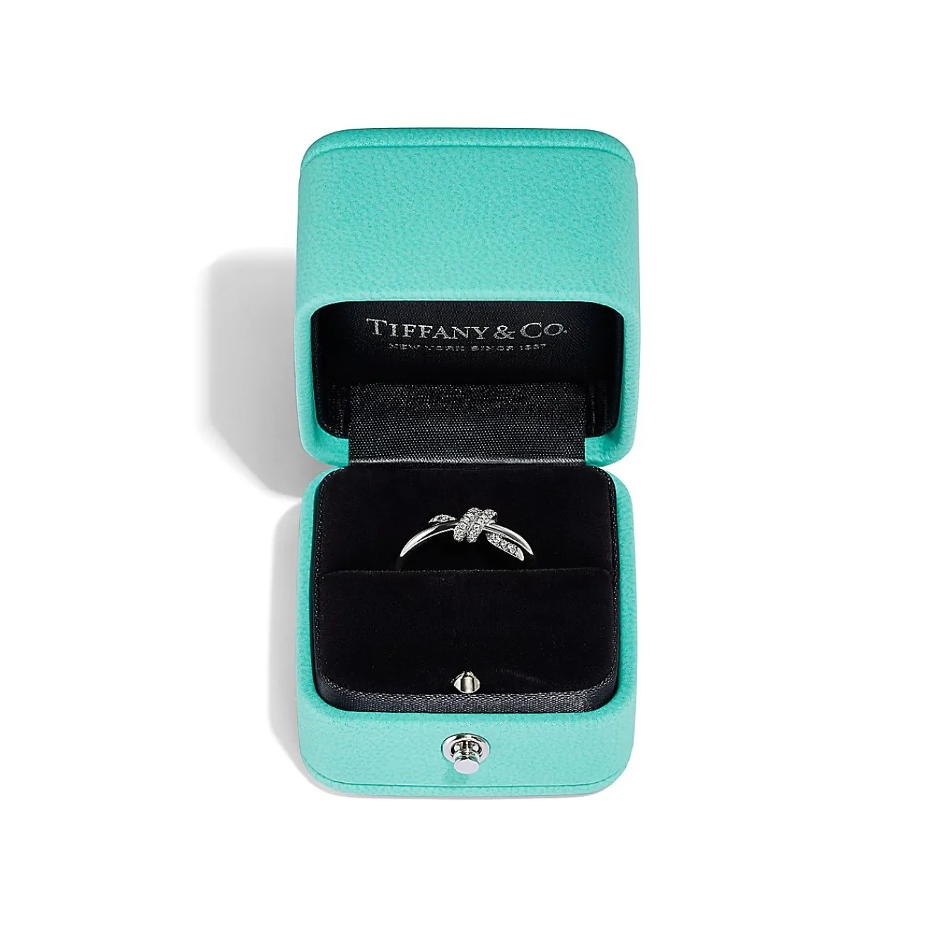 Tiffany & Co. Tiffany Knot Ring in White Gold with Diamonds | ^ Rings|Diamond Jewelry