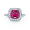 Tiffany & Co. Tiffany Legacy® red spinel ring in platinum with diamonds. | ^ Platinum Jewelry|Diamond Jewelry
