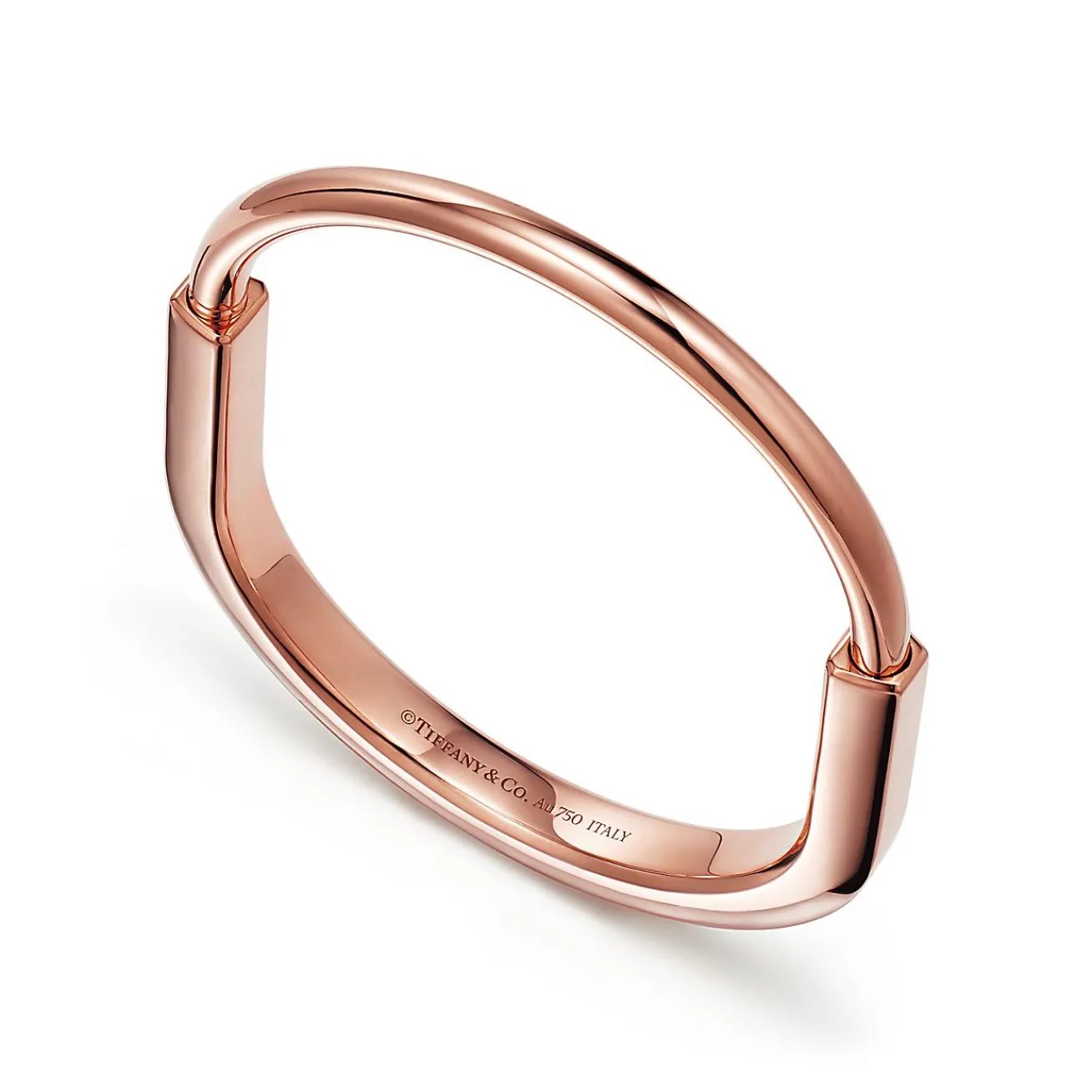 Tiffany & Co. Tiffany Lock Bangle in Rose Gold | ^ Bracelets|Men's Jewelry