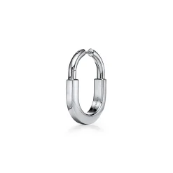 Tiffany & Co. Tiffany Lock Earrings in White Gold with Diamonds, Medium | ^ Earrings|Gifts for Her