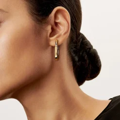 Tiffany & Co. Tiffany Lock Earrings in Yellow Gold, Medium | ^ Earrings|Gifts for Her