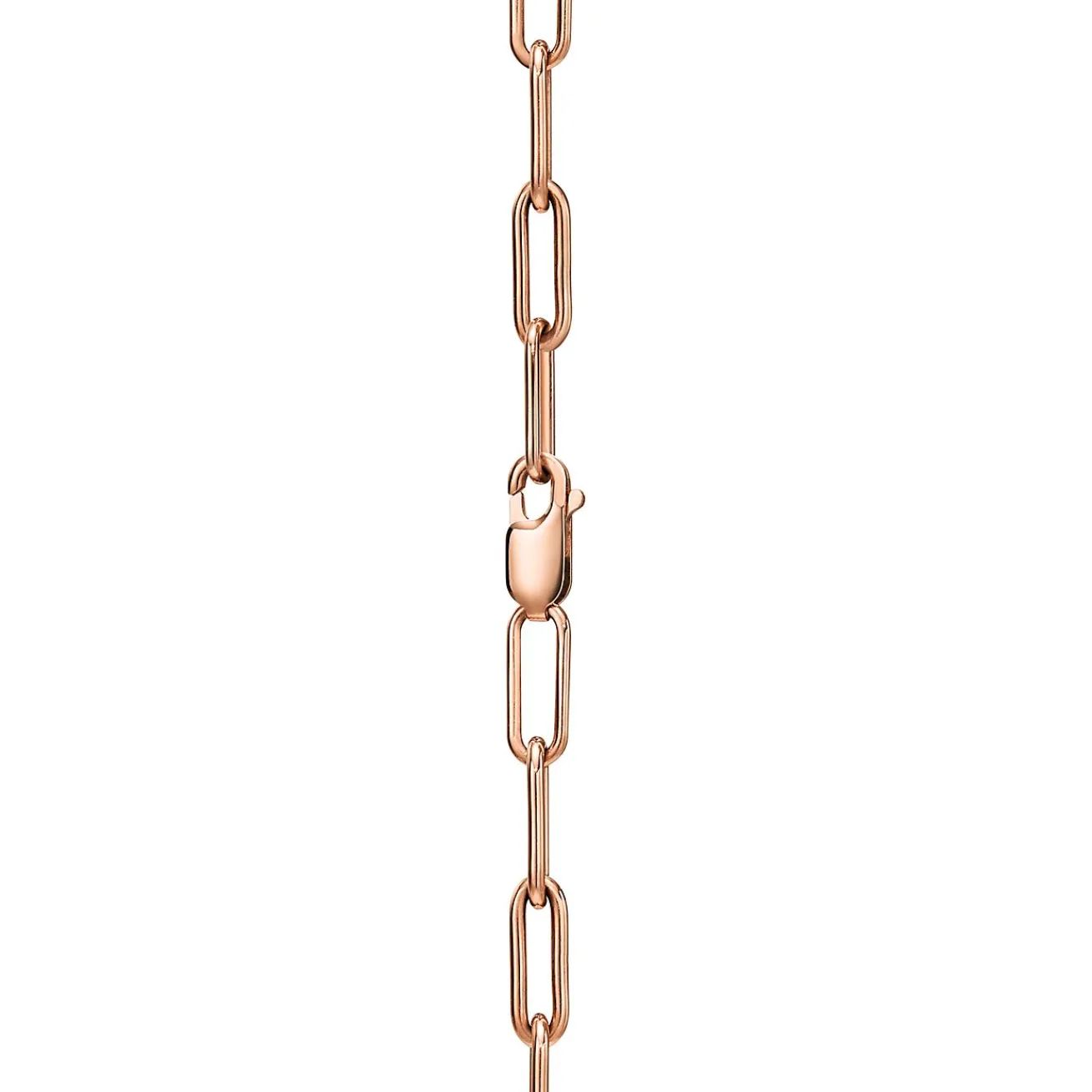 Tiffany & Co. Tiffany Lock Pendant in Rose and White Gold with Diamonds, Extra Large | ^ Necklaces & Pendants|Rose Gold Jewelry