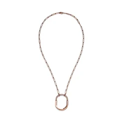 Tiffany & Co. Tiffany Lock Pendant in Rose Gold with Diamonds, Large | ^ Necklaces & Pendants|Rose Gold Jewelry