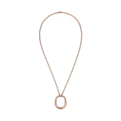 Tiffany & Co. Tiffany Lock Pendant in Rose Gold with Diamonds, Medium | ^ Necklaces & Pendants|Rose Gold Jewelry