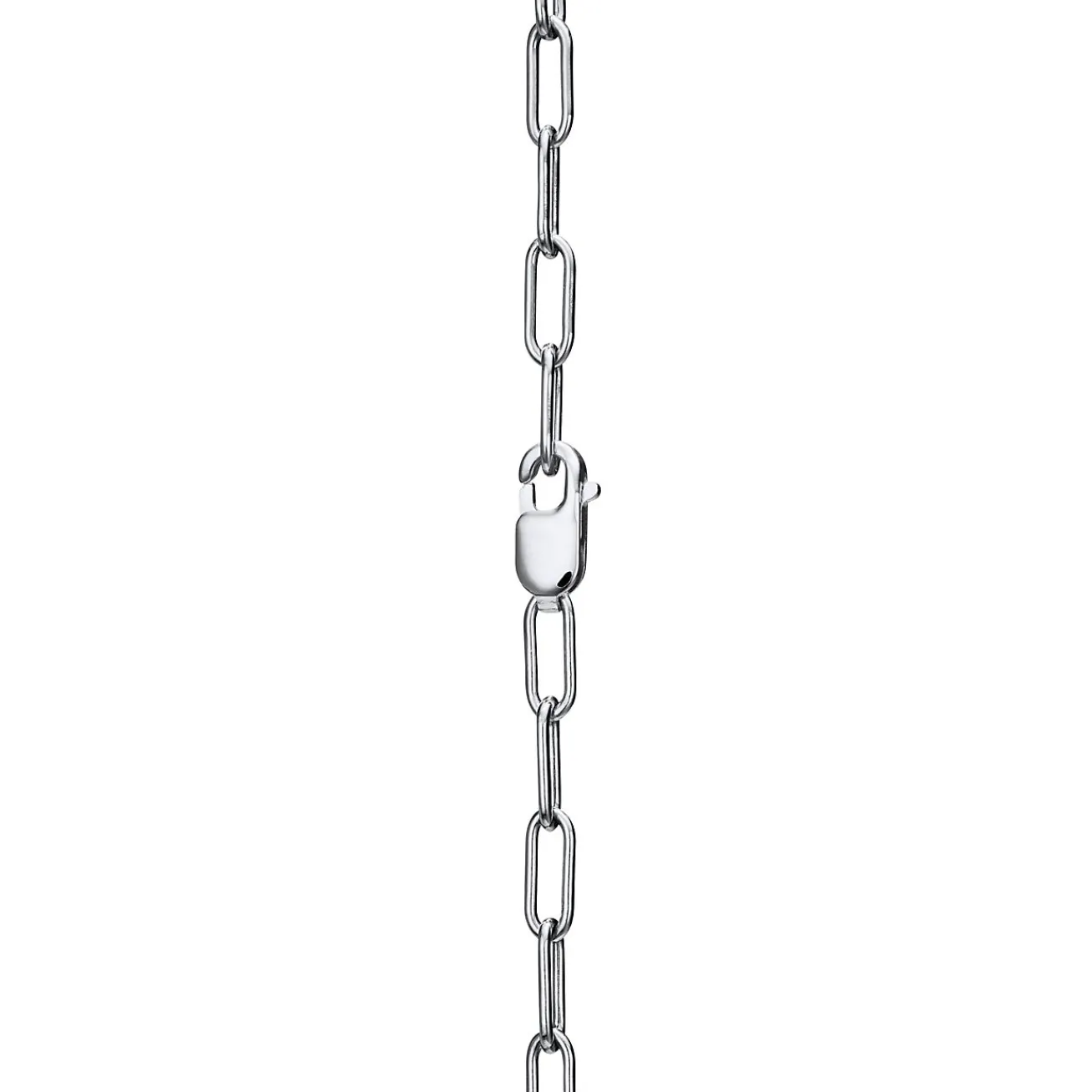 Tiffany & Co. Tiffany Lock Pendant in White Gold with Pavé Diamonds, Medium | ^ Necklaces & Pendants|Diamond Jewelry
