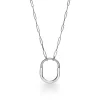 Tiffany & Co. Tiffany Lock Pendant in White Gold with Diamonds, Large | ^ Necklaces & Pendants|Diamond Jewelry