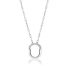 Tiffany & Co. Tiffany Lock Pendant in White Gold with Diamonds, Medium | ^ Necklaces & Pendants|Gifts for Her