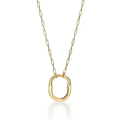 Tiffany & Co. Tiffany Lock Pendant in Yellow Gold, Medium | ^ Necklaces & Pendants|Gifts for Her