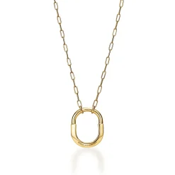 Tiffany & Co. Tiffany Lock Pendant in Yellow Gold, Medium | ^ Necklaces & Pendants|Gifts for Her