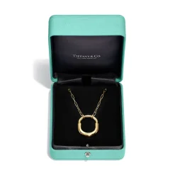 Tiffany & Co. Tiffany Lock Pendant in Yellow Gold, Medium | ^ Necklaces & Pendants|Gifts for Her