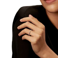 Tiffany & Co. Tiffany Lock Ring in Rose Gold with Pavé Diamonds | ^ Rings|Gifts for Her