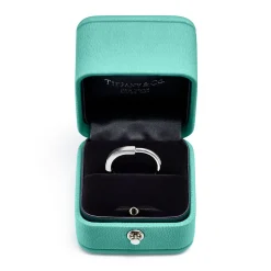 Tiffany & Co. Tiffany Lock Ring in White Gold | ^ Rings|Stacking Rings
