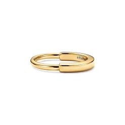 Tiffany & Co. Tiffany Lock Ring in Yellow Gold | ^ Rings|Stacking Rings