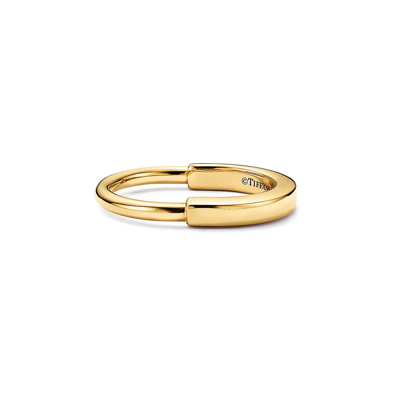 Tiffany & Co. Tiffany Lock Ring in Yellow Gold | ^ Rings|Stacking Rings